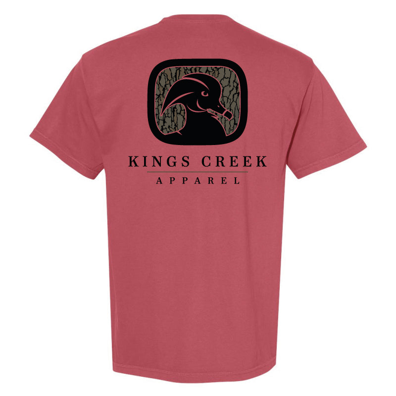 Youth Bark Camo Logo Tee