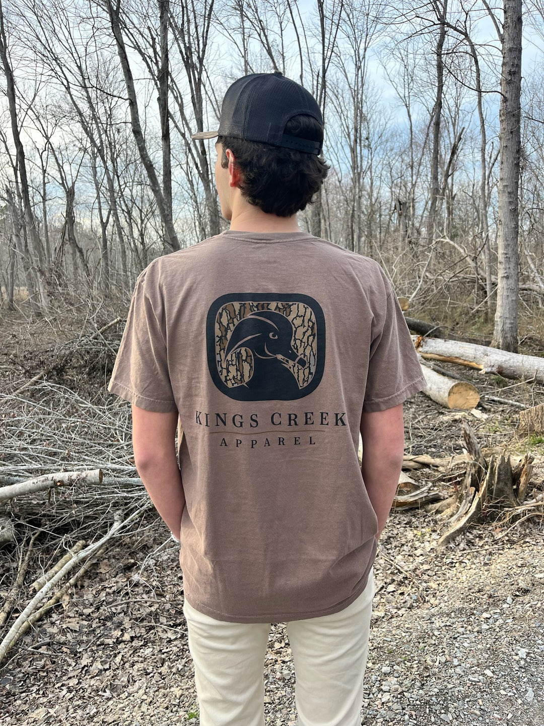 Bark Camo Logo Tee